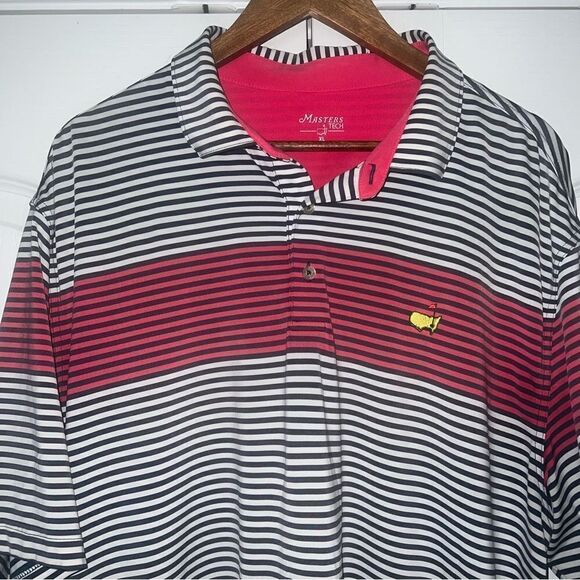 Masters Tech Golf Polo Shirt Augusta National Stretch Pullover - Picture 1 of 7